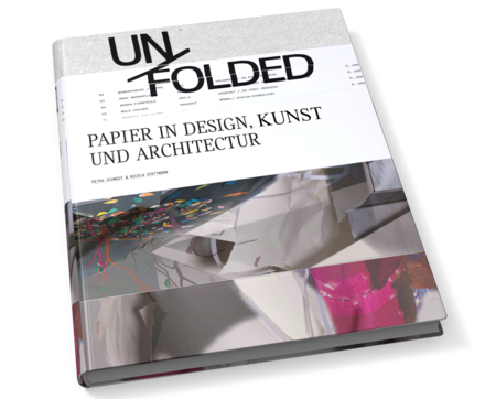 Logo Unfolded. Papier in Design, Kunst, Architektur und Industrie