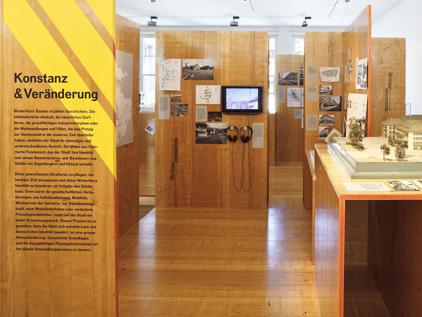 Logo Baustelle Winterthur. Eine StadtLandschaft im Wandel